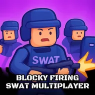 Blocky Firing Swat Multiplayer - Gun IO game